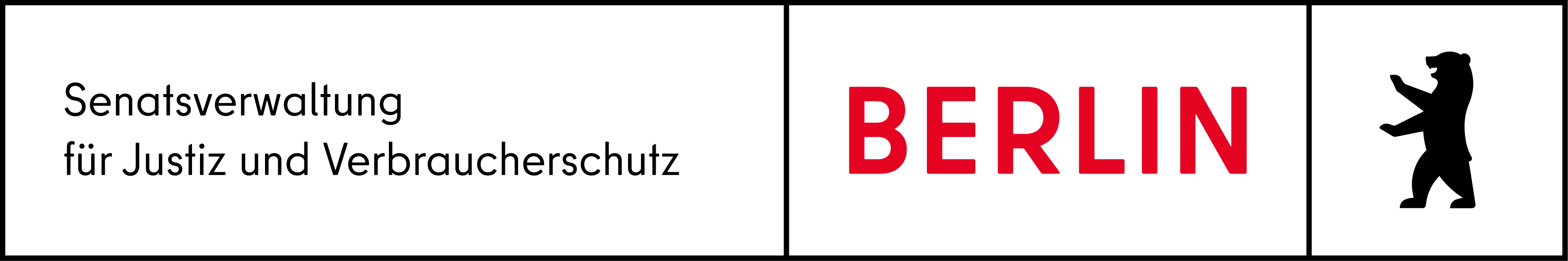 Senatsverwaltung Berlin für Justiz, Verbraucherschutz und Antidiskriminierung logo, go to homepage)}